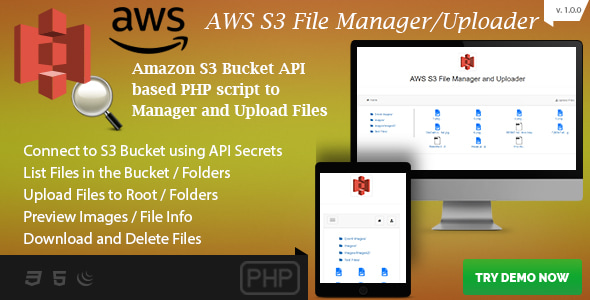 AWS S3 File Manager