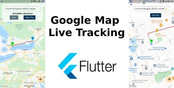 Flutter Live Tracking