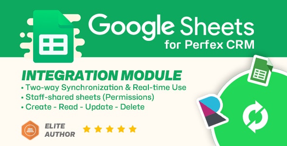Google Sheets module for Perfex CRM
