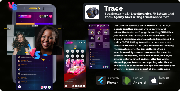 Trace - Social network with Live Streaming.jpeg