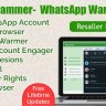 WAHammer - Multi WhatsApp account Browser + WhatsApp Warmer / Account engager (Full Resaller)