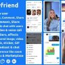 Myfriend - friends posts groups chat follow social networking app android studio + firebase + admob