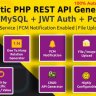 Automatic PHP REST API Generator + Postman Docs from MySQL Database With JWT Token Authentication