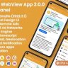 WebDroidX - Android WebView App with Admin Panel