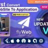 FlyWeb for Web to App Convertor Flutter + Admin Panel