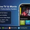 OXOO - Android Live TV & Movie Portal App with Subscription System