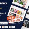 News App and Web -Flutter News App for Android and IOS App | News Website with Admin panel