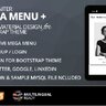 Mega Menu for CodeIgniter + ion-auth + Material Design for Bootstrap Theme