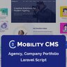 Mobility CMS - Agency, Company Portfolio Laravel Script