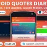 Android Quotes Diary (Image, Text Quotes, Quote Maker, Upload)