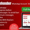 WaDefender - WhatsApp Account Strongness Checker for bulk sending - Full Reseller Rights