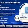 Support System-Live Web Chat & Client Desk & Ticket Help Desk