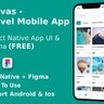 Travel Mobile App | UI Kit | React Native | Figma FREE | Travas