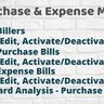 Purchase and Expense Manager via Admin Panel