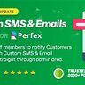 Custom SMS & Email Notifications for Perfex CRM