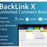 BackLink X | Unlimited Comment Backlinks with Auto-Discovery Feature