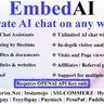 EmbedAI - Integrate AI Chat On Any Website