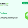 Recent Orders – eCommerceGo Addon