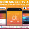 Android Single TV App (Live Streaming, Chromecast) with Admob