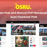 Osru - Auto News Post and Manual PHP Newspaper Script | Auto Facebook Post