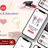 eDemy - LMS Education & Online Courses Flutter App + React Next Dashboard