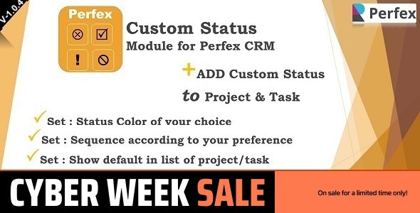 Add-on Statuses Module for Perfex CRM - CodeCanyon Item for Sale