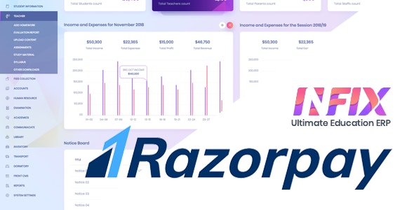 Razorpay Payment Gateway for InfixEdu - CodeCanyon Item for Sale