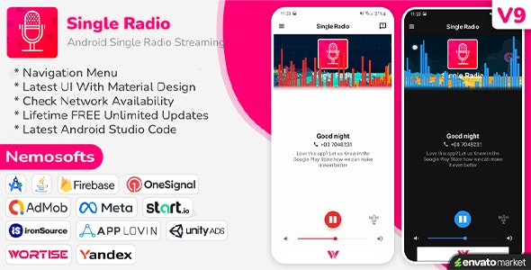 Android Radio - Single Radio Streaming App - CodeCanyon Item for Sale