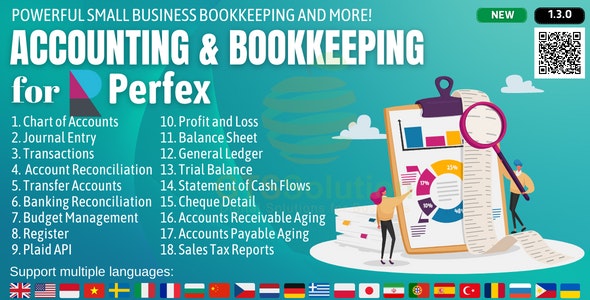 Accounting and Bookkeeping module for Perfex CRM - CodeCanyon Item for Sale