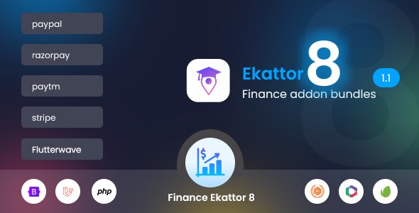 Ekattor 8 Finance Addon Bundle - CodeCanyon Item for Sale