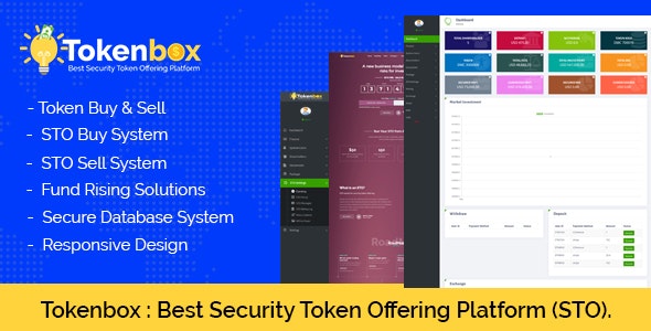 Tokenbox - Best Security Token Offering Platform (STO) - CodeCanyon Item for Sale