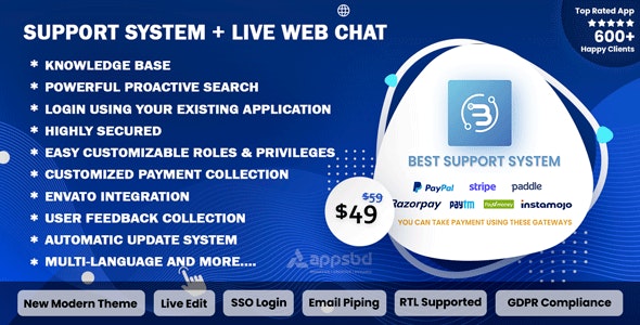 Support System-Live Web Chat & Client Desk & Ticket Help Desk - CodeCanyon Item for Sale