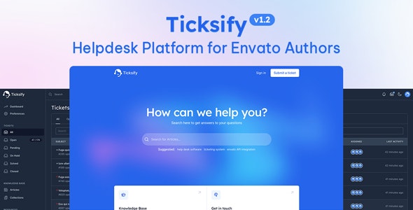 Ticksify - Customer Support Software for Freelancers and SMBs - CodeCanyon Item for Sale