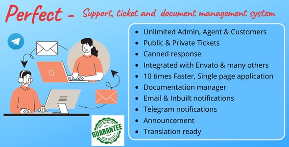 Perfect Support ticketing & document management system - CodeCanyon Item for Sale