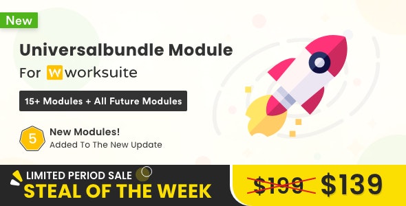Universal Modules Bundle for Worksuite CRM - CodeCanyon Item for Sale