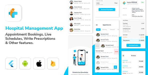 Hospital Management Mobile Application for Doctors & Patients - For HMS Single - CodeCanyon Item for Sale