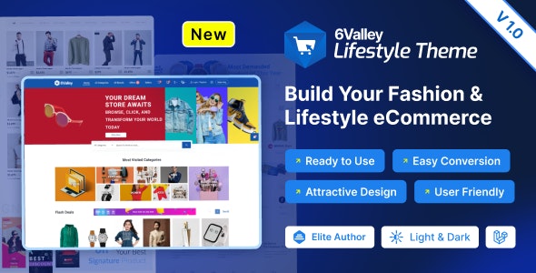6Valley Lifestyle Theme Addon - CodeCanyon Item for Sale