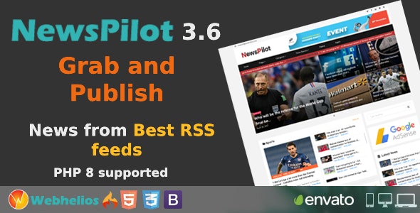 NewsPilot - Automatic News Aggregator & Script - CodeCanyon Item for Sale