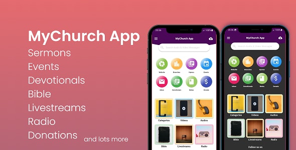My Church App - Android & IOS Flutter Church Application - CodeCanyon Item for Sale
