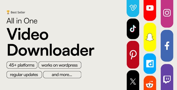 All in One Video Downloader Script - CodeCanyon Item for Sale