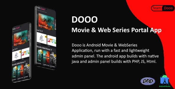 Dooo - Movie & Web Series Portal App - CodeCanyon Item for Sale