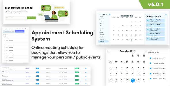 Appointment Scheduling System - Meetings Scheduling - Calendly Clone - Online Appointment Booking - CodeCanyon Item for Sale