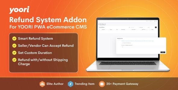 Refund System Add-on for YOORI PWA eCommerce - CodeCanyon Item for Sale