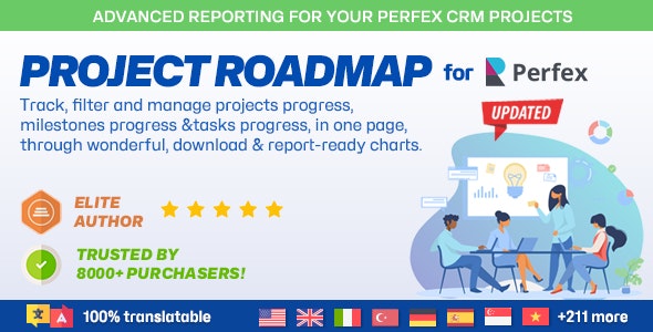 Project Roadmap - Advanced Reporting & Workflow module for Perfex CRM Projects - CodeCanyon Item for Sale