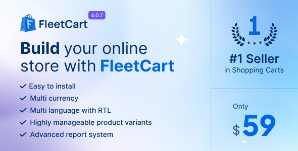 FleetCart - Laravel Ecommerce System - CodeCanyon Item for Sale