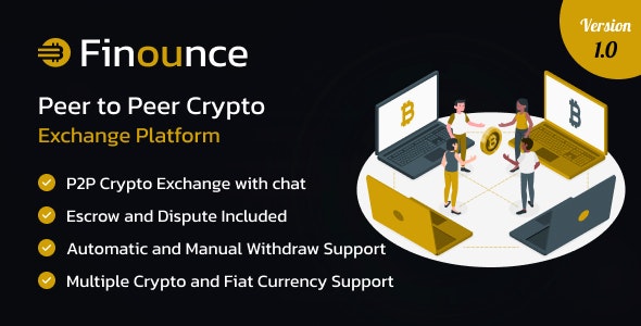 Finounce - An Advance Peer to Peer Crypto Exchange Platform - CodeCanyon Item for Sale