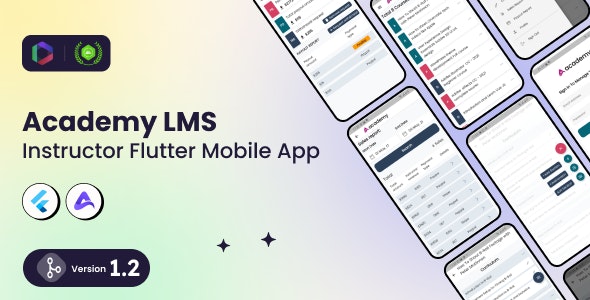 Academy Lms Instructor Flutter Mobile App - CodeCanyon Item for Sale