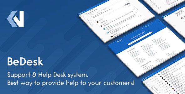 BeDesk - Customer Support Software & Helpdesk Ticketing System - CodeCanyon Item for Sale