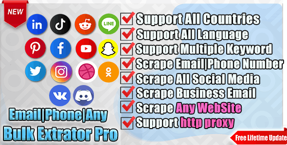 Emails|Phones|Any Bulk Scrape & Extractor - CodeCanyon Item for Sale