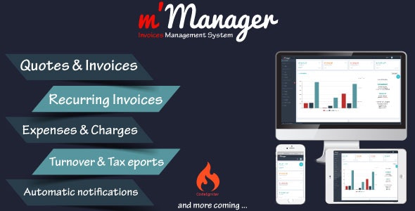 m'Manager - Invoices Management System - CodeCanyon Item for Sale